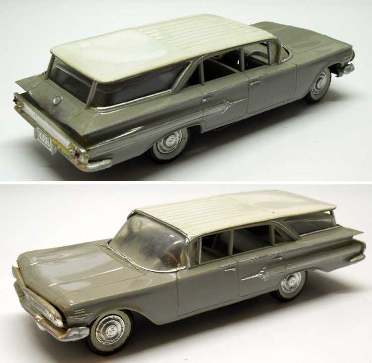 SMP 1/25 1960 Chevrolet Nomad Station Wagon Friction Drive Promo plastic model kit